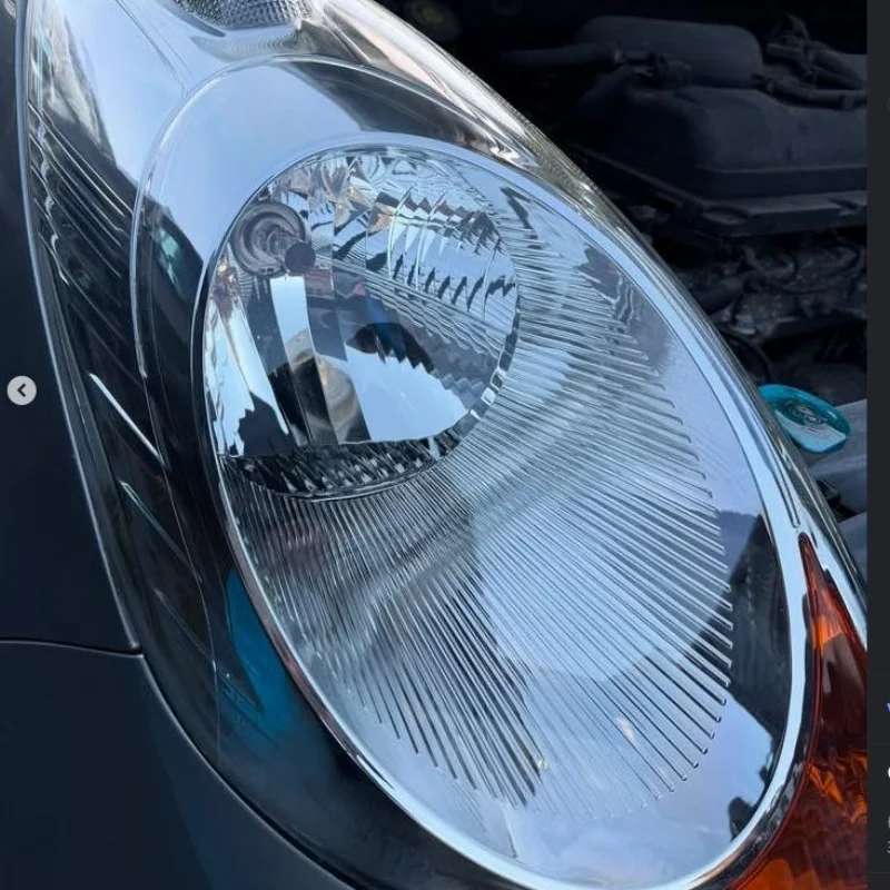 Headlight restoration by BRV Valeting — before and after